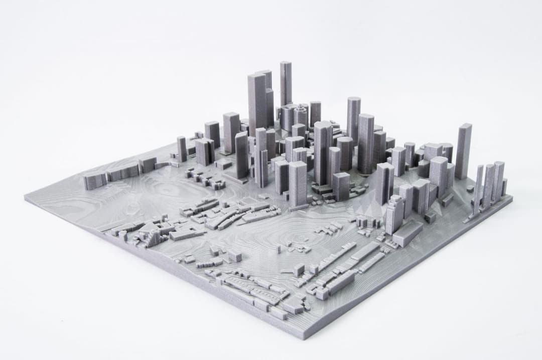 Custom 3D City Models — Download or 3D Printed