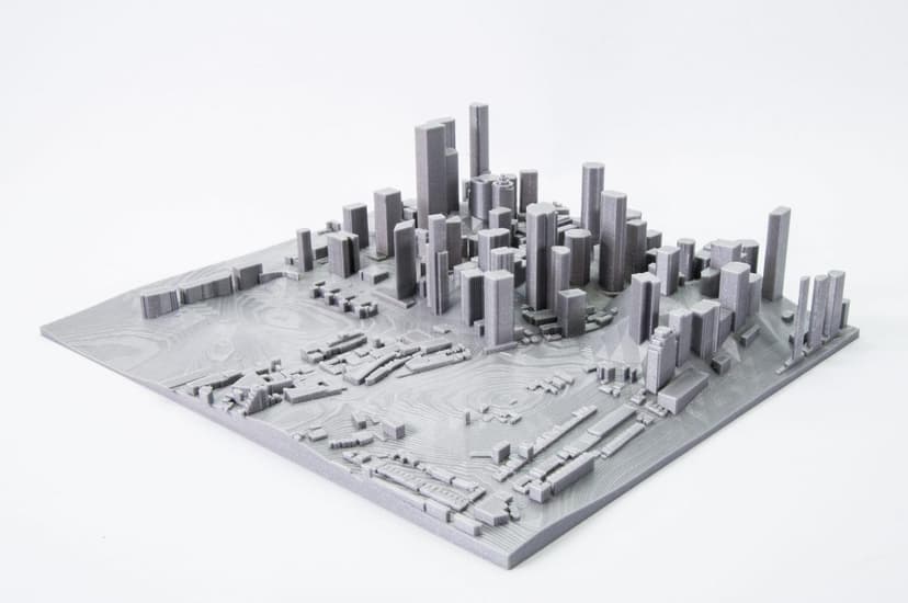 Custom 3D City Models — Download or 3D Printed